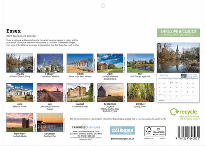 Essex A4 Calendar 2025 (PFP)