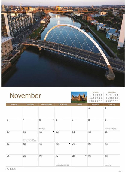 Glasgow A4 Calendar 2025 (PFP)