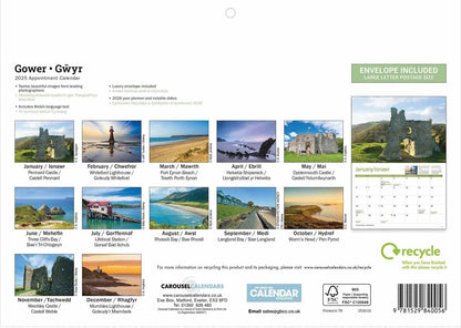 Gower A4 Calendar 2025 (PFP)