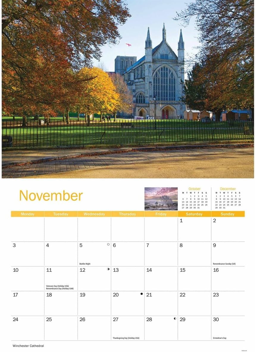 Hampshire A4 Calendar 2025 (PFP)