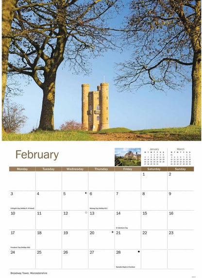 Heart Of England A4 Calendar 2025 (PFP)