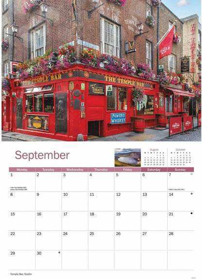 Ireland Eire A4 Calendar 2025 (PFP)