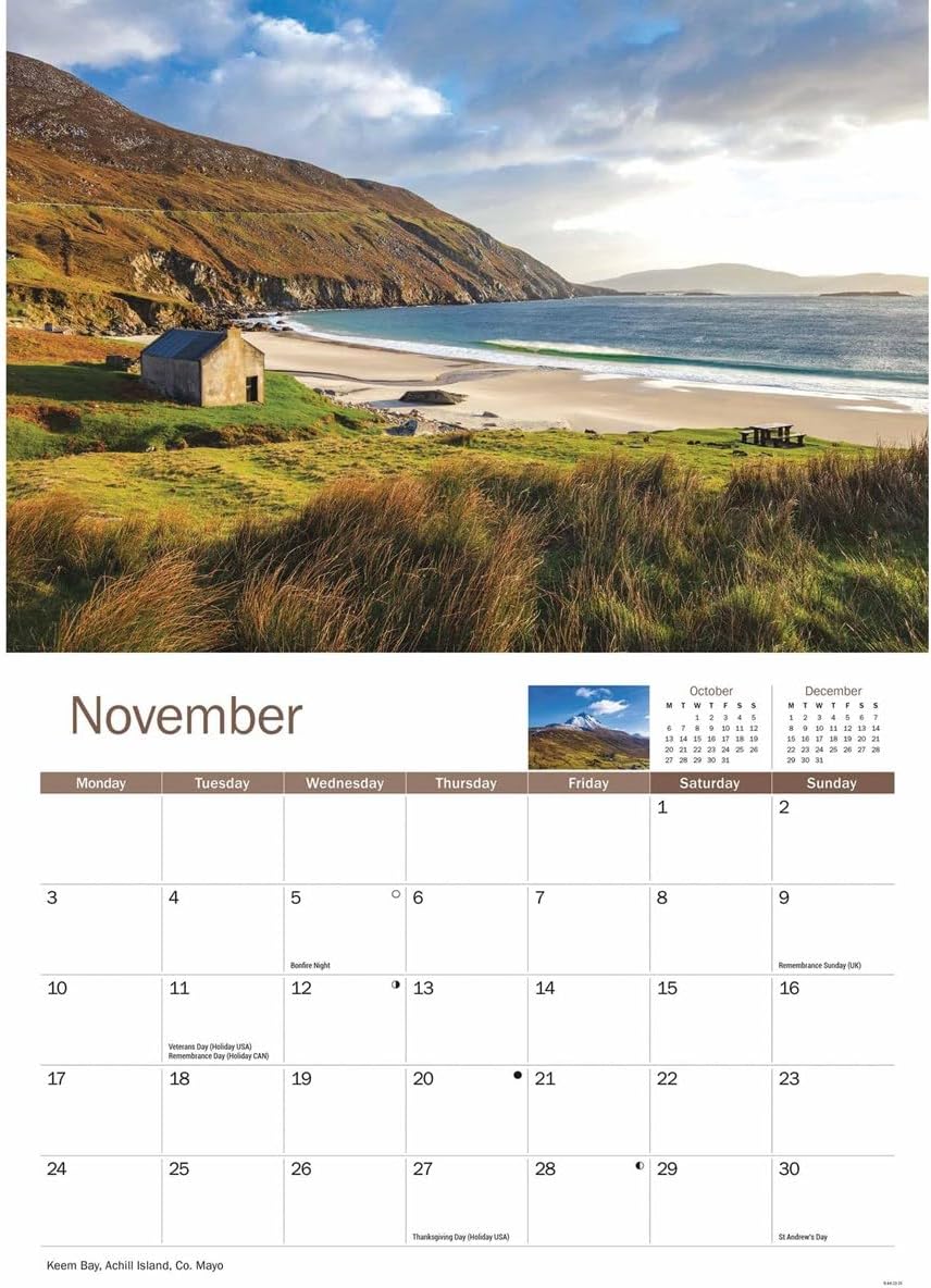Ireland Eire A4 Calendar 2025 (PFP)