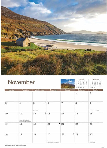 Ireland Eire A4 Calendar 2025 (PFP)