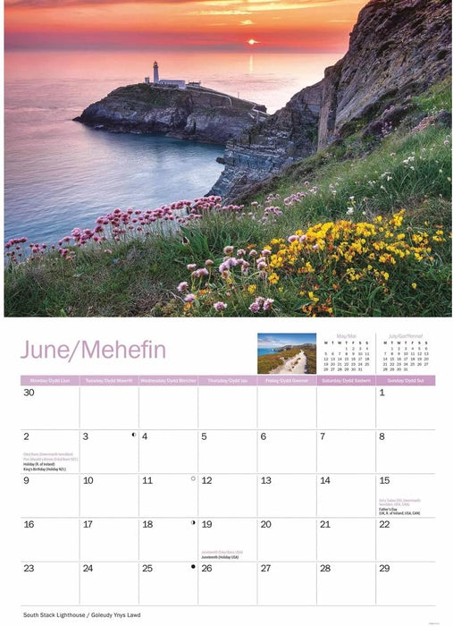 Isle of Anglesey A4 Calendar 2025 (PFP)