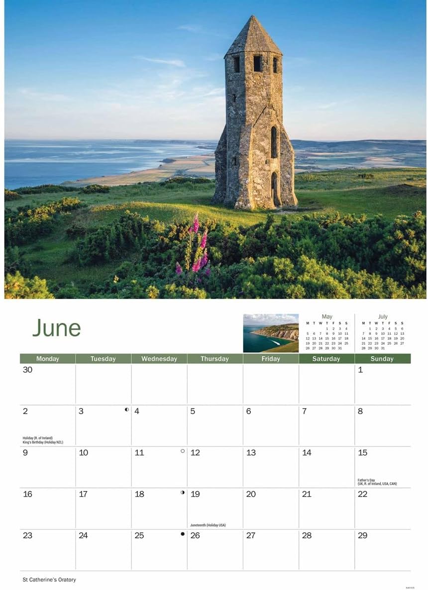 Isle of Wight A4 Calendar 2025 (PFP)