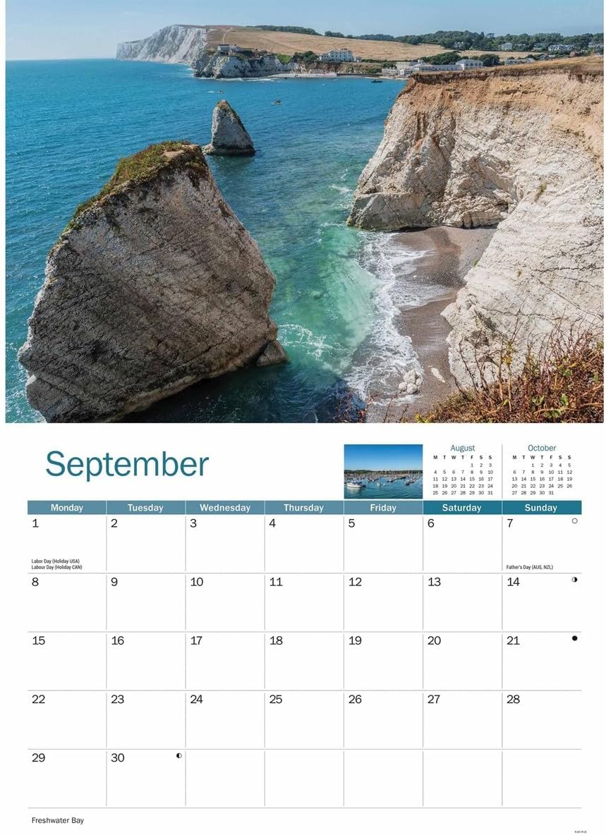 Isle of Wight A4 Calendar 2025 (PFP)