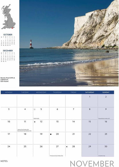 Journey Through Britain A4 Calendar 2025 (PFP)