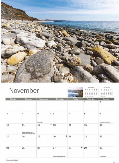 Jurassic Coast A4 Calendar 2025 (PFP)