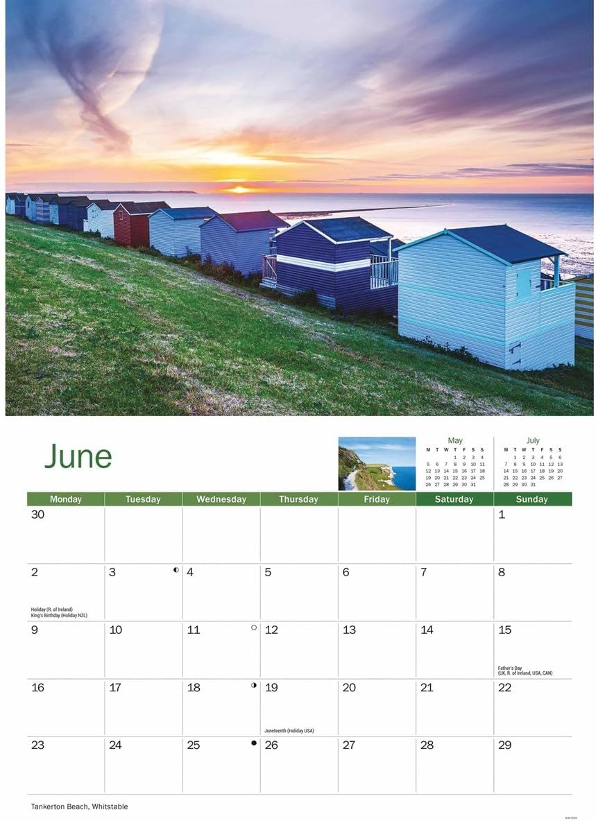 Kent A4 Calendar 2025 (PFP)