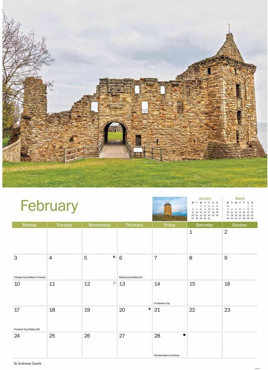 Kingdom of Fife A4 Calendar 2025 (PFP)