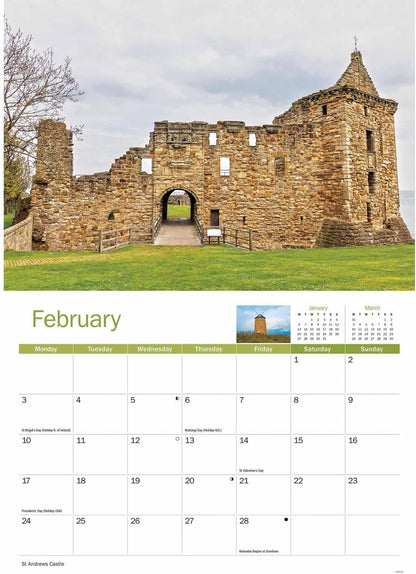 Kingdom of Fife A4 Calendar 2025 (PFP)