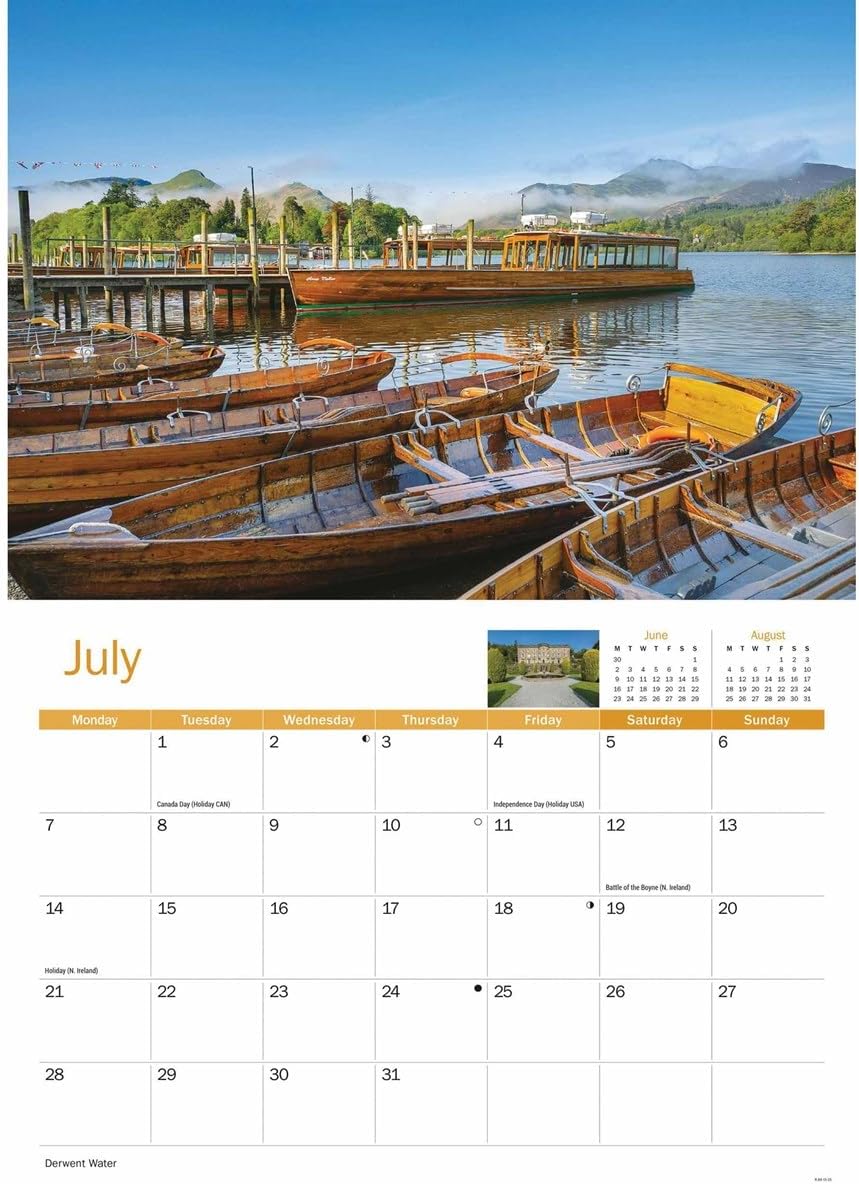 Lake District A4 Calendar 2025 (PFP)