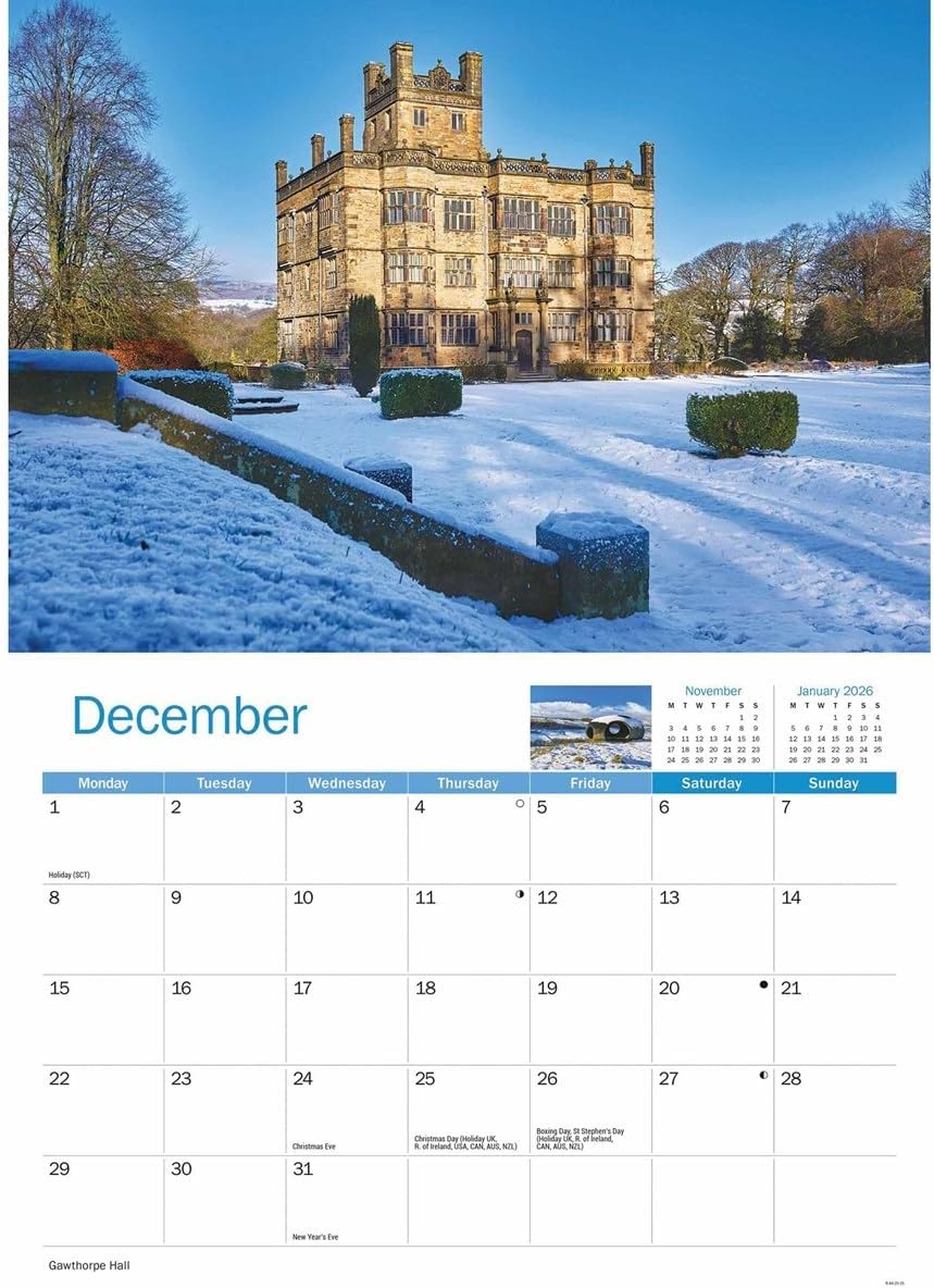 Lancashire A4 Calendar 2025 (PFP)