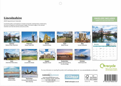 Lincolnshire A4 Calendar 2025 (PFP)