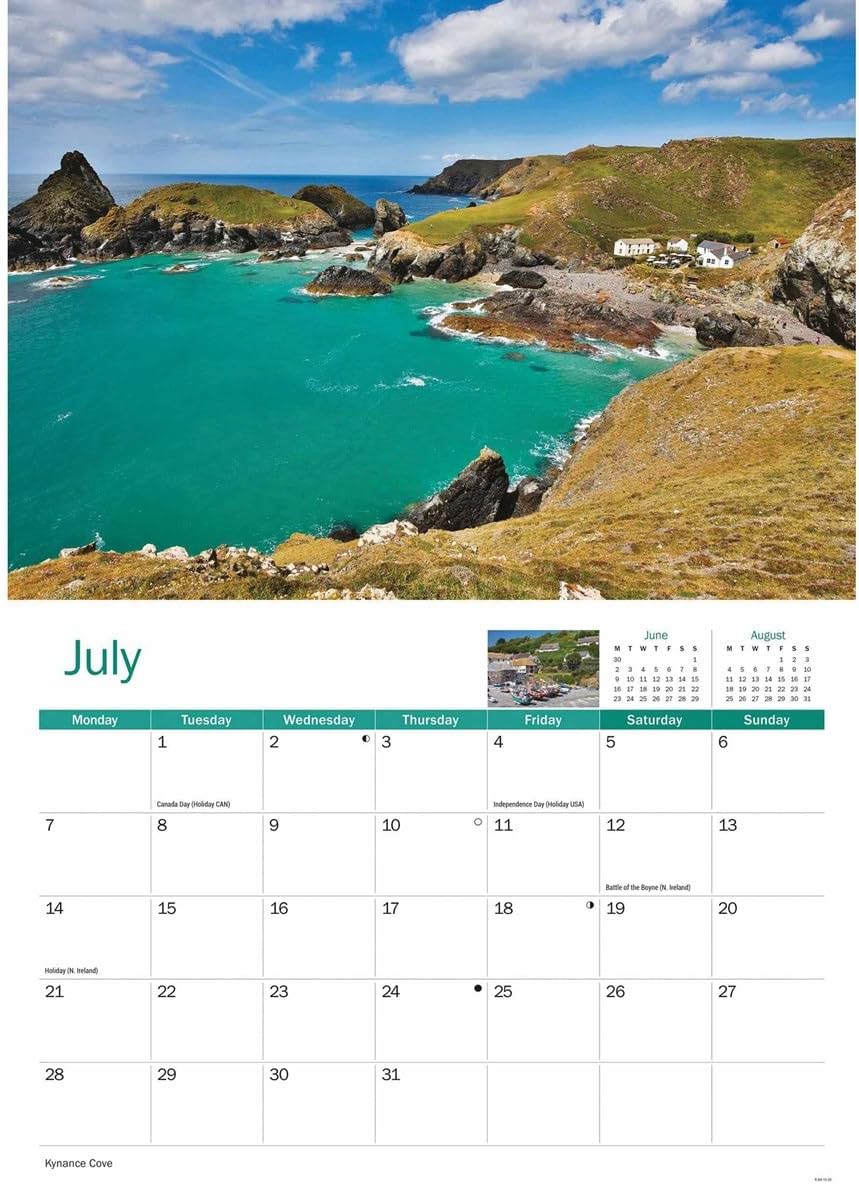 Lizard Peninsula A4 Calendar 2025 (PFP)
