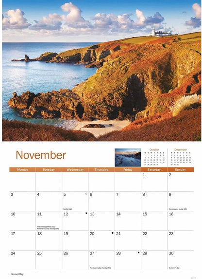 Lizard Peninsula A4 Calendar 2025 (PFP)