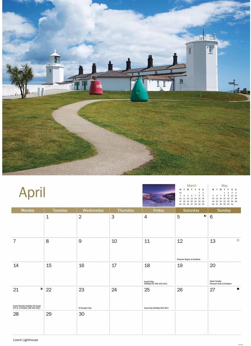 Lizard Peninsula A4 Calendar 2025 (PFP)