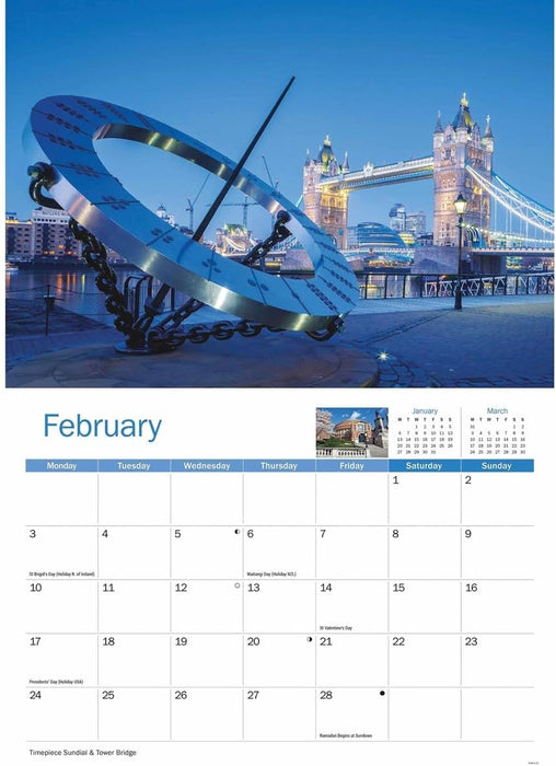 London A4 Calendar 2025 (PFP)