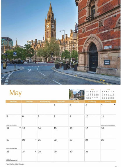 Manchester A4 Calendar 2025 (PFP)
