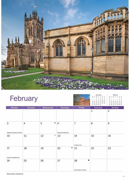 Manchester A4 Calendar 2025 (PFP)