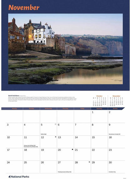 National Parks A4 Calendar 2025 (PFP)
