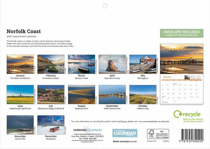 Norfolk Coast A4 Calendar 2025 (PFP)