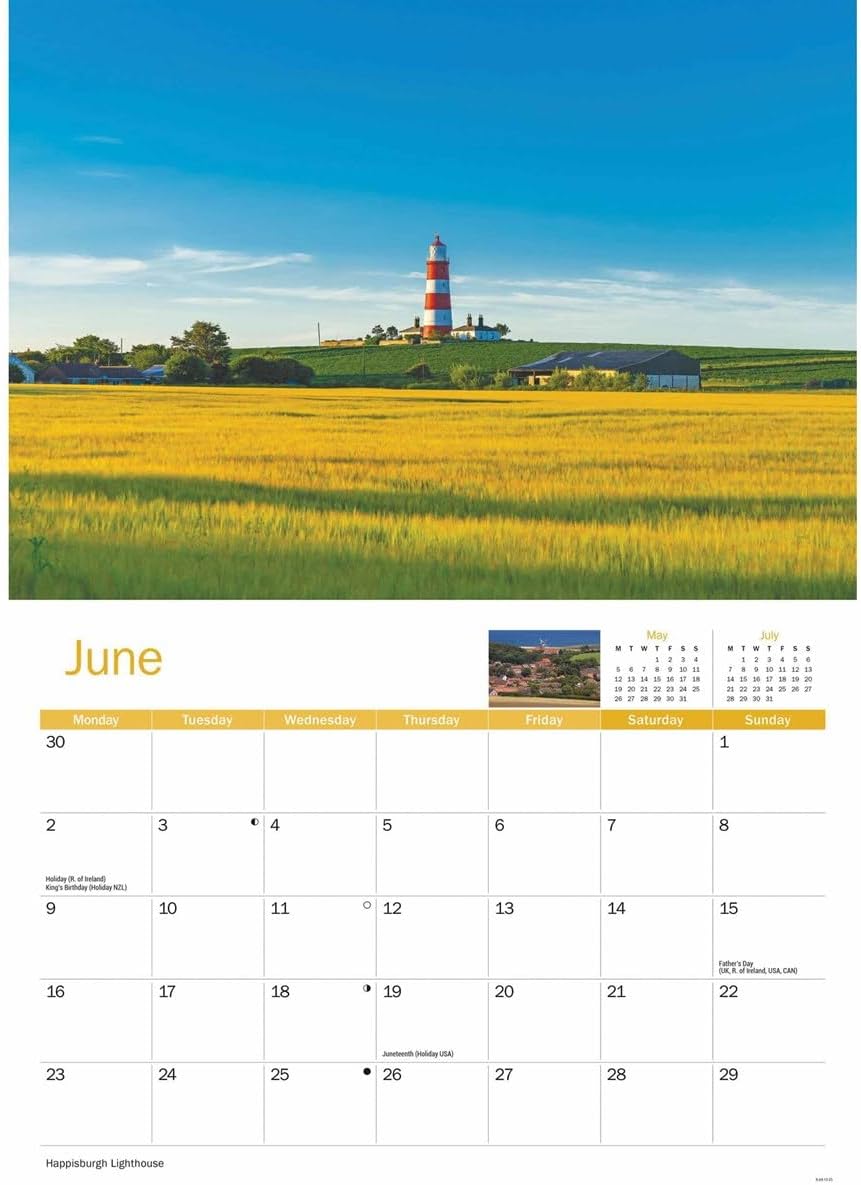 Norfolk Coast A4 Calendar 2025 (PFP)
