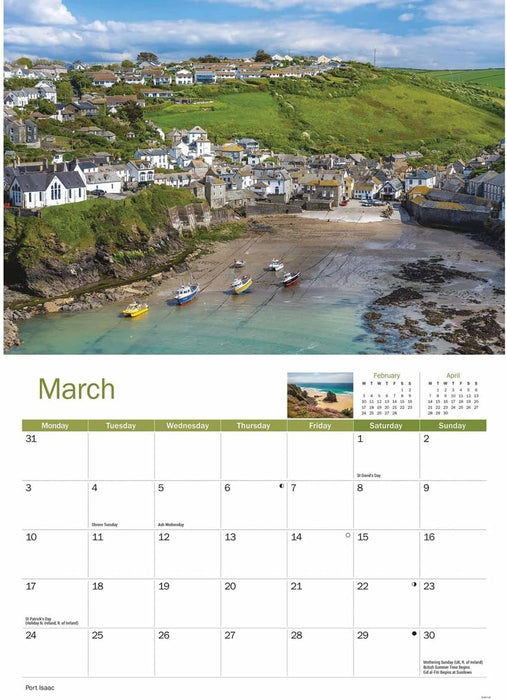North Cornwall A4 Calendar 2025 (PFP)