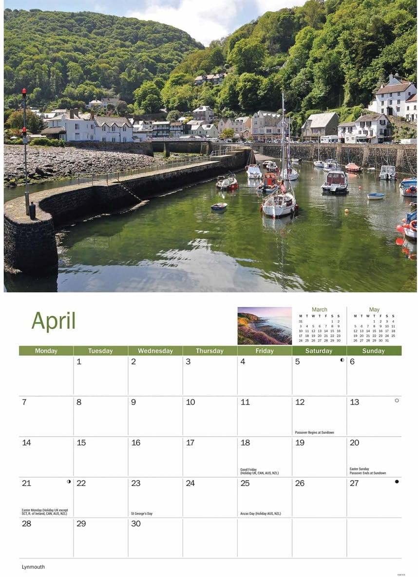 North Devon A4 Calendar 2025 (PFP)