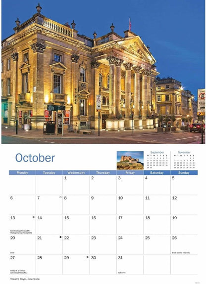 North East England A4 Calendar 2025 (PFP)