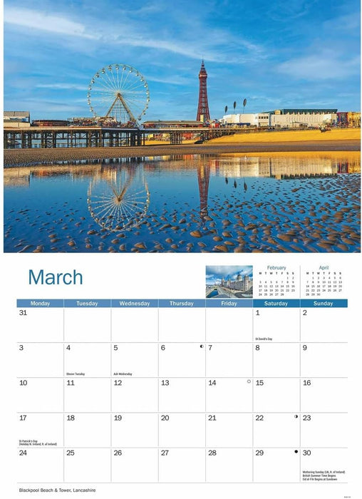 North West England A4 Calendar 2025 (PFP)
