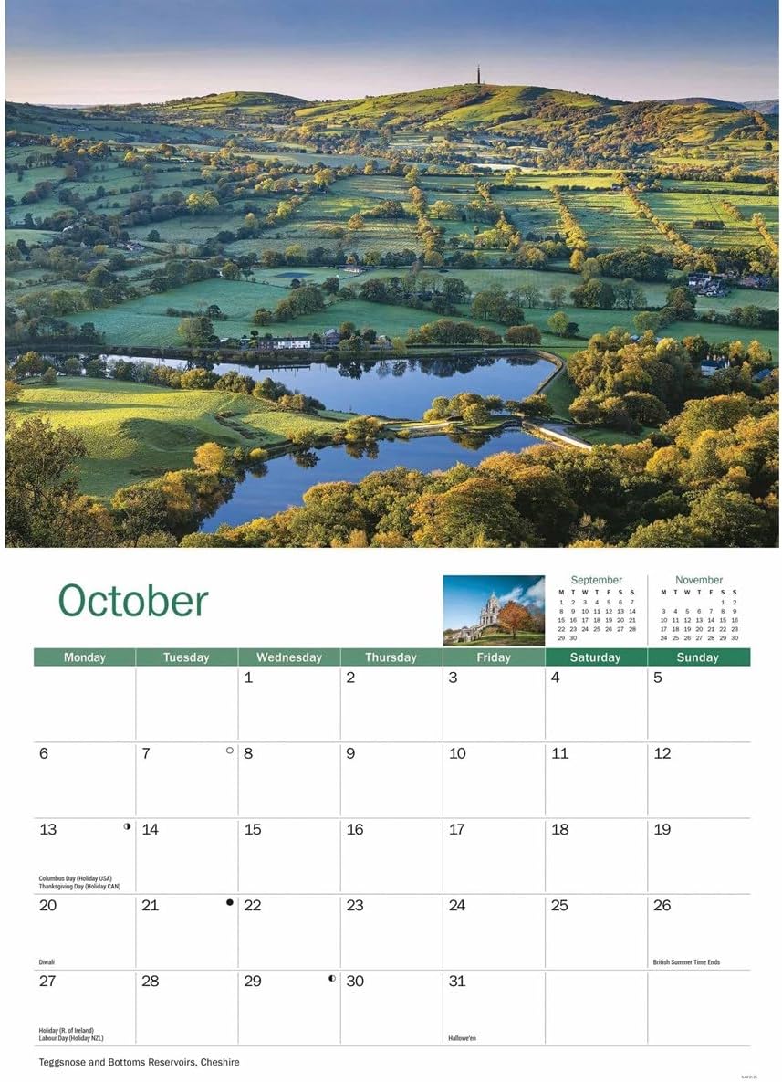 North West England A4 Calendar 2025 (PFP)
