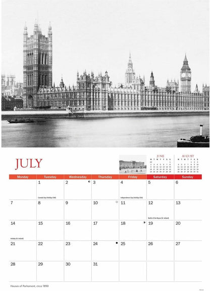 Nostalgic London A4 Calendar 2025 (PFP)