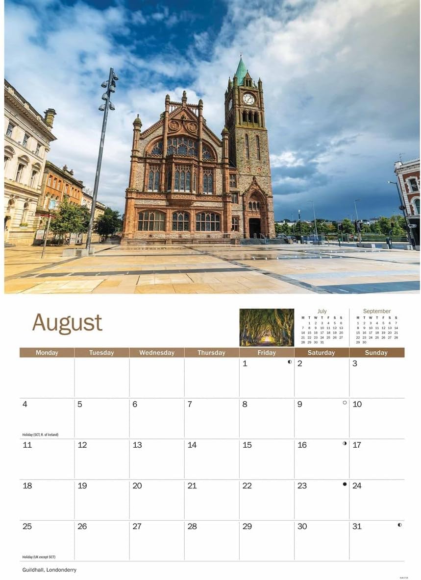 Northern Ireland A4 Calendar 2025 (PFP)