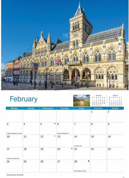 Northamptonshire A4 Calendar 2025 (PFP)