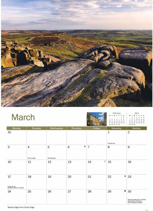 Peak District A4 Calendar 2025 (PFP)