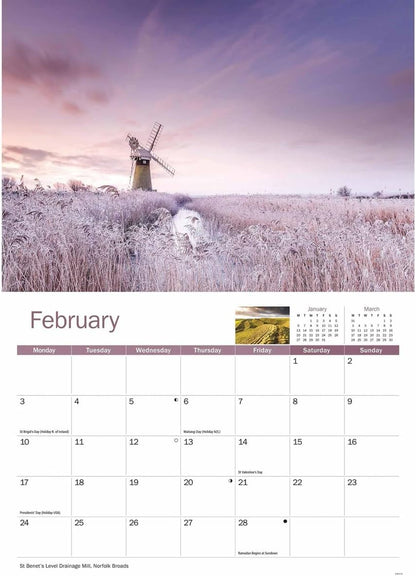 Rural Britain A4 Calendar 2025 (PFP)