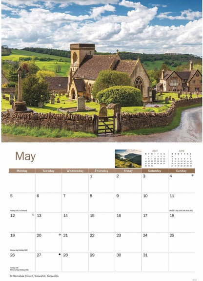Rural Britain A4 Calendar 2025 (PFP)