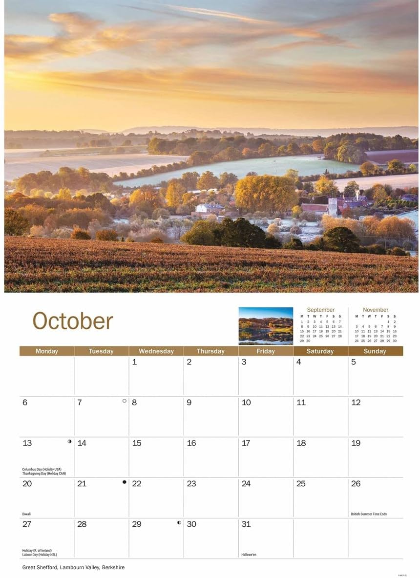 Rural Britain A4 Calendar 2025 (PFP)