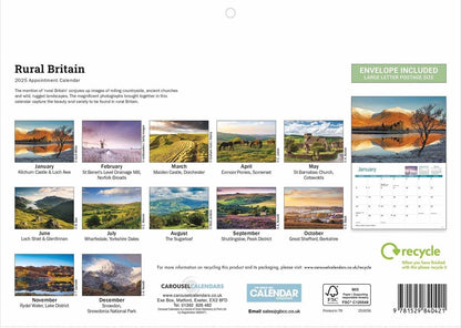 Rural Britain A4 Calendar 2025 (PFP)
