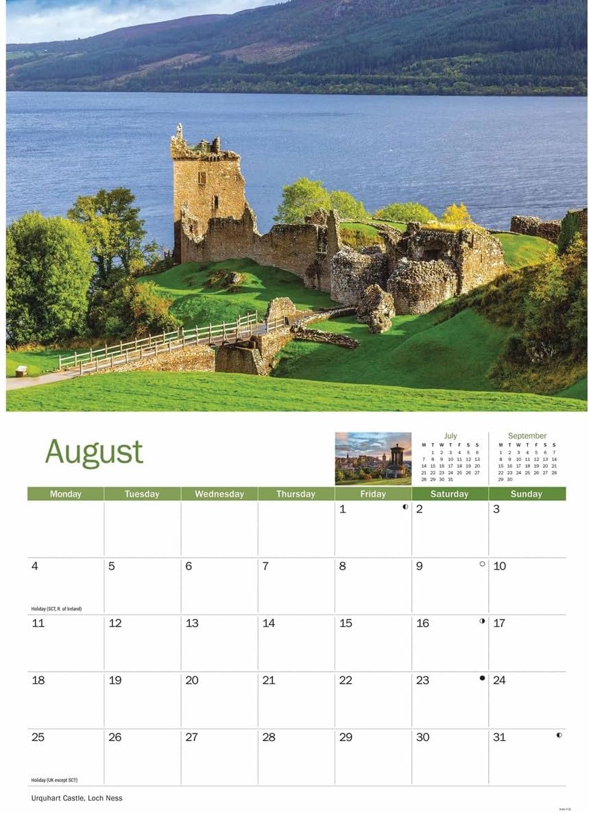Scotland A4 Calendar 2025 (PFP)