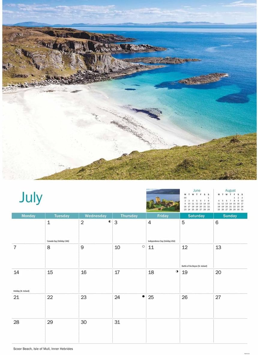 Scotland A4 Calendar 2025 (PFP)