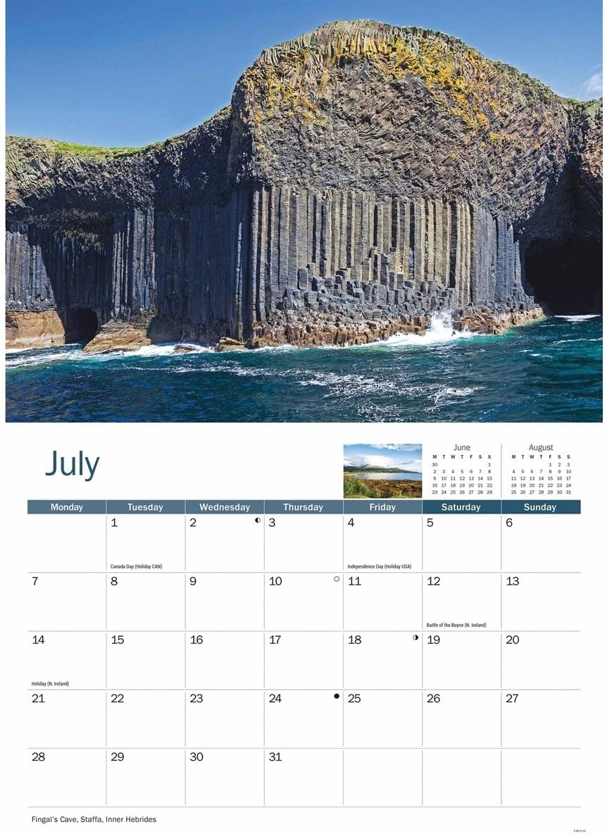 Scottish Highlands & Islands A4 Calendar 2025 (PFP)