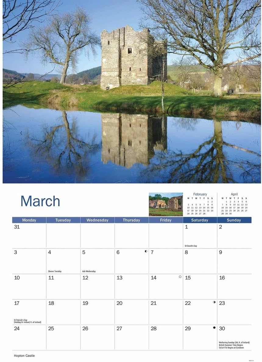 Shropshire A4 Calendar 2025 (PFP)
