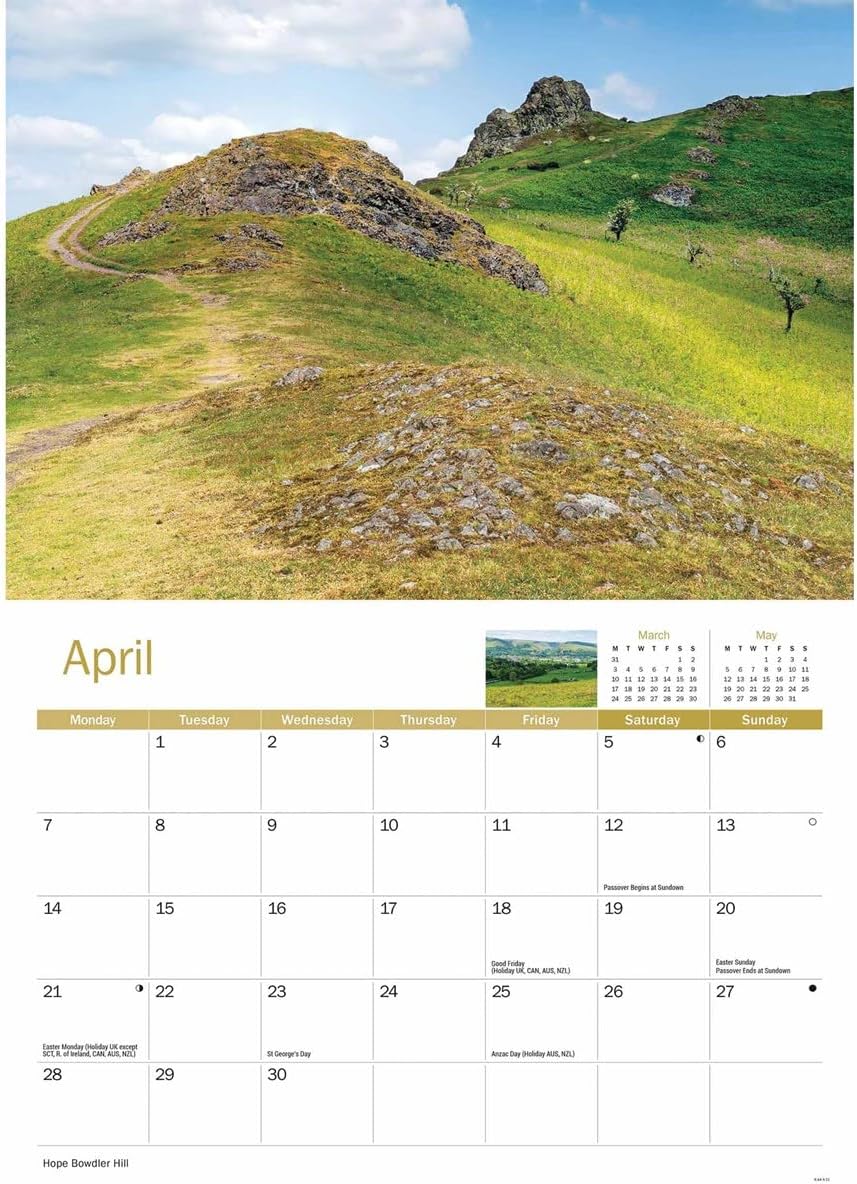 Shropshire Hills A4 Calendar 2025 (PFP)