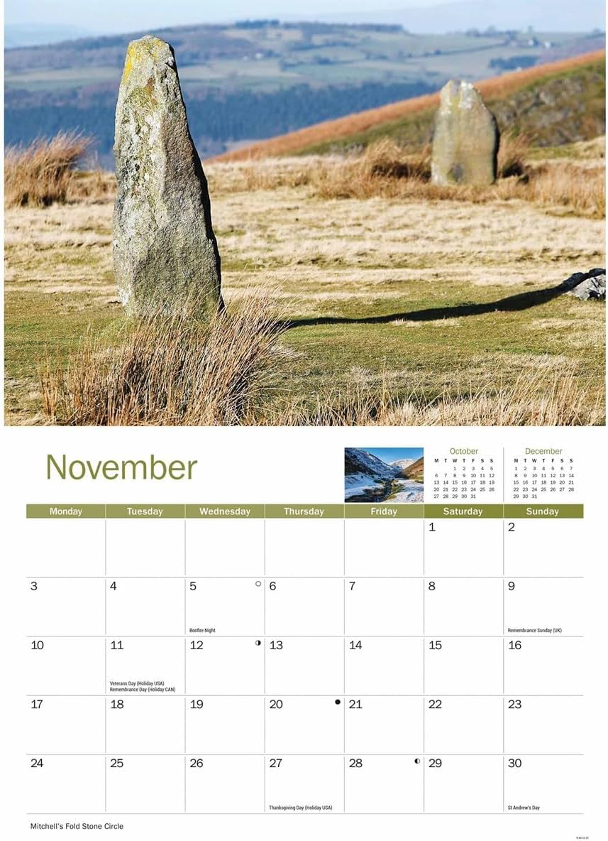 Shropshire Hills A4 Calendar 2025 (PFP)