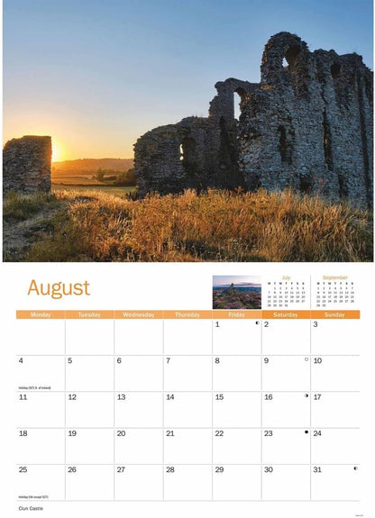Shropshire Hills A4 Calendar 2025 (PFP)