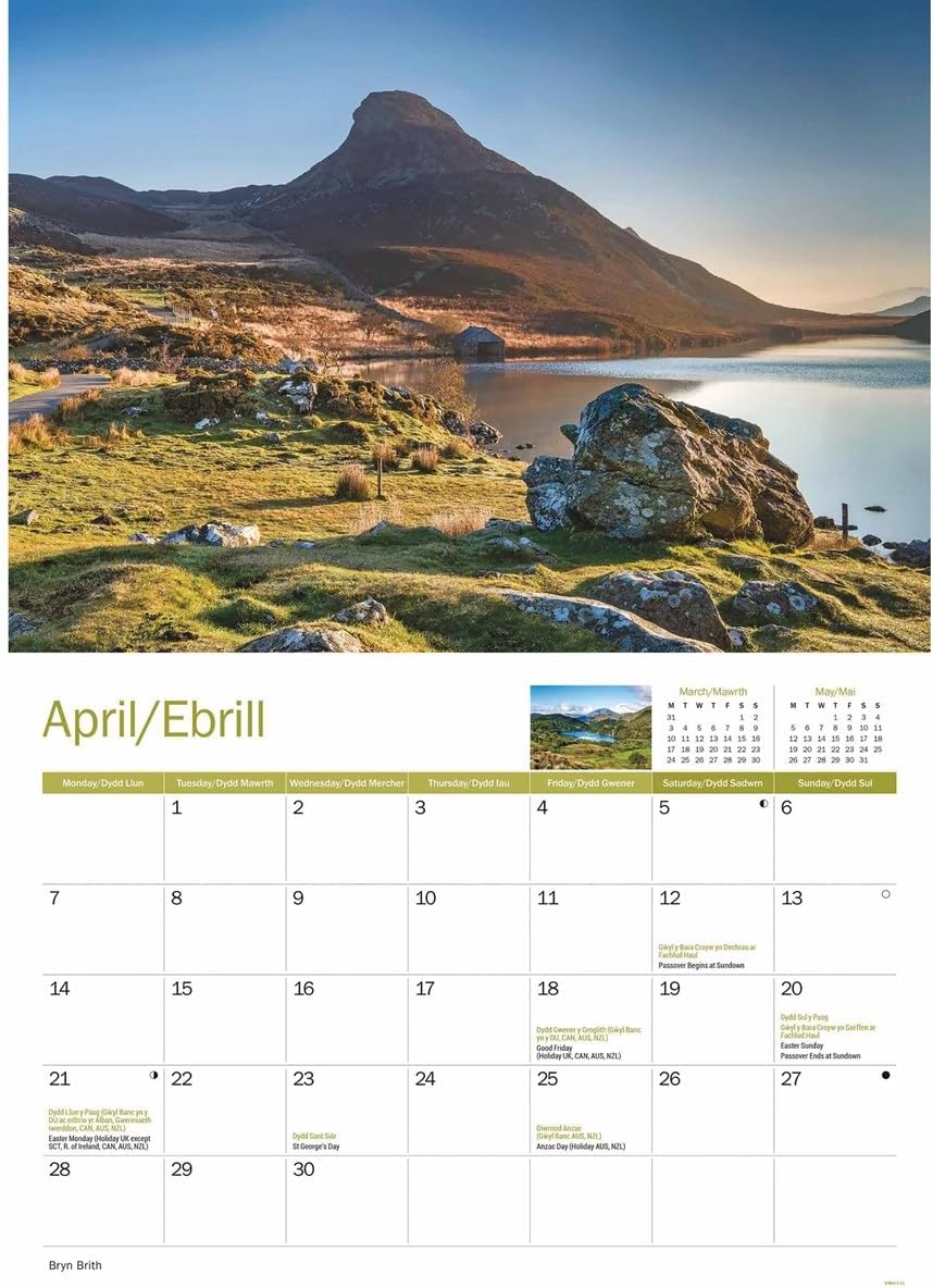 Snowdonia A4 Calendar 2025 (PFP)