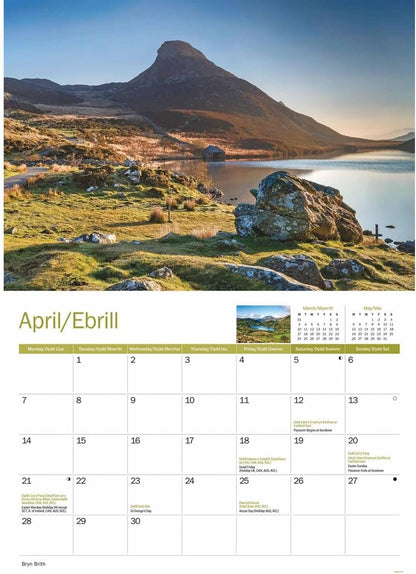 Snowdonia A4 Calendar 2025 (PFP)